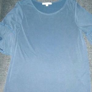 Green Envelope Los Angeles Ruffled Shirt